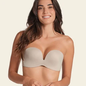 Sujetador sin tirantes Antigravedad de push up alto sin aro