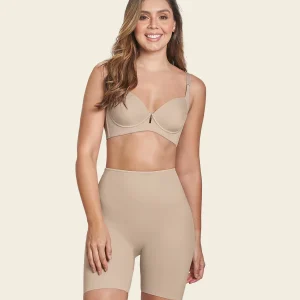 Braga short invisible de control de abdomen efecto levanta glúteos
