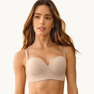 Sujetador sin tirantes de push up suave
