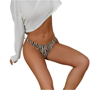 OFERTA Tangas efecto invisible Animal Print termofusionadas