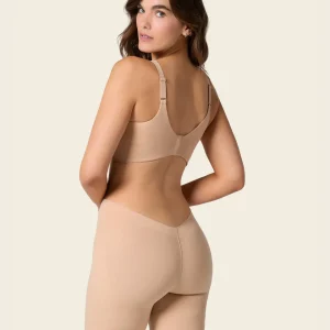 Braga Short de control efecto invisible espalda en U escote
