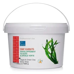 R30481 Arcilla Verde & Algas en Cubo 1500g – Envoltura Adelgazante y Anticelulitis