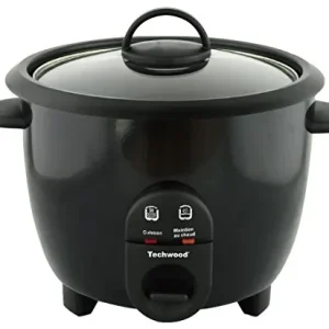 R30513 Arrocera Techwood TCR-106 de 1L con cubeta antiadherente extraíble