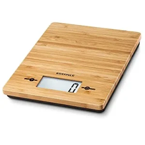 R31053 Báscula de cocina digital Soehnle 66308 de bambú auténtico