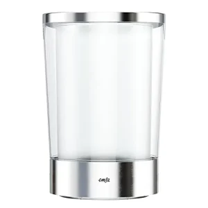 R30938 Botella Refrescadora Emsa Flow Slim, Acero Inoxidable y Vidrio Soplado, 1L