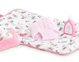 R31406 Cambiador para muñecos Corolle Mon Grand Poupon 42cm con accesorios rosa