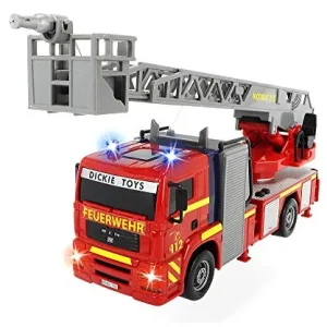 R31437 Camión de Bomberos Dickie Toys con Lanza Agua Real