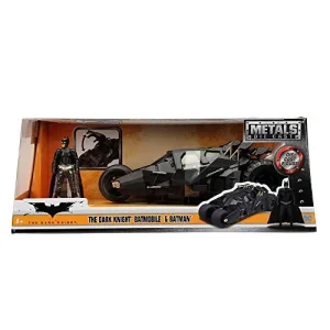 R31753 Coche Batmóvil de Jada con Figurita de Batman 7cm