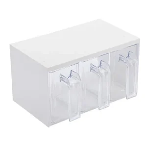 R31864 Conjunto de recipientes para almacenar alimentos Westmark con 3 compartimentos de 1L