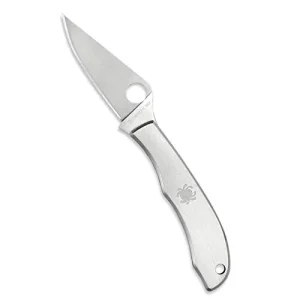 R32060 Cuchillo plegable Spyderco SC137P liso inoxidable