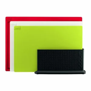 R35187 Set de Tablas de Cortar Bodum, 3 tamaños, Soporte Vertical