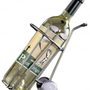 R35425 Soporte para botellas de vino inspirado en carrito de golf