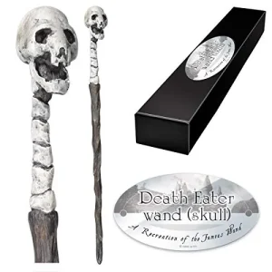 R35940 Varita Mortífago Calavera Harry Potter | Noble Collection